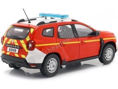 Cochesdemetal.es 2021 Dacia Duster MK II Pompier/Bomberos 1:18 Solido S1804605 2