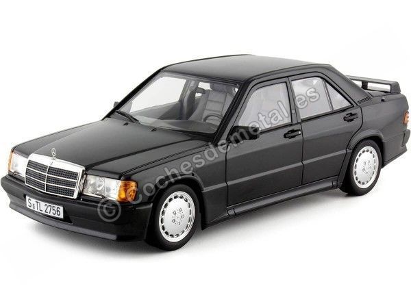 Cochesdemetal.es 1984 Mercedes-Benz Clase-E 190 2.3-16 Negro Metalizado 1:18 Norev HQ 183830