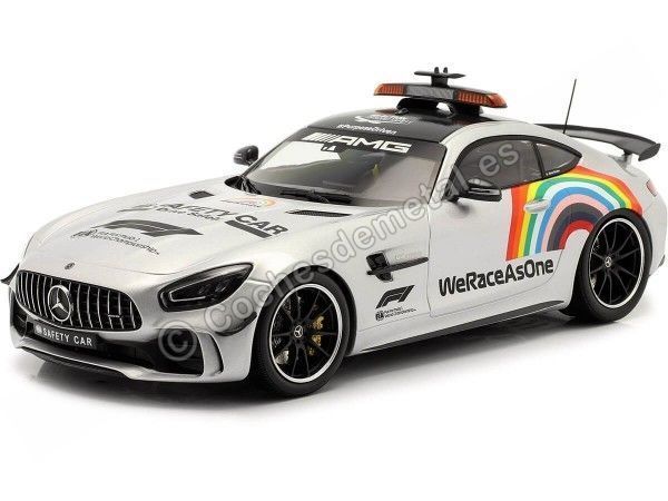 Cochesdemetal.es 2020 Mercedes-Benz AMG GT-R "Formule de sécurité de sécurité 1" GRIS MÉTALLIQUE 1:18 MINICHAMPS 155036092