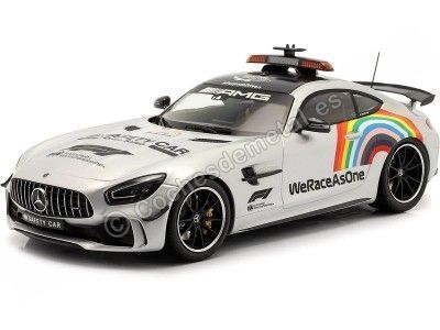 2020 Mercedes-Benz AMG GT-R "Safety Car Fórmula 1" Gris Metalizado 1:18 Minichamps 155036092 Cochesdemetal.es