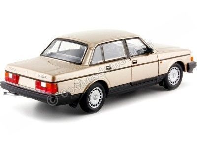 Cochesdemetal.es 1986 Volvo 240 GL Dorado Metalizado 1:24 Welly 24102 2