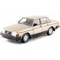 Cochesdemetal.es 1986 Volvo 240 GL Dorado Metalizado 1:24 Welly 24102