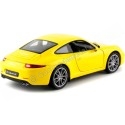 Carsdemetal.es 2012 Porsche 911 (991) Race jaune 1:24 Wellly 24040