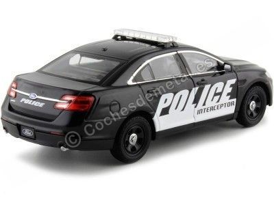 2013 Ford Police Interceptor Negro 1:24 Welly 24045 Cochesdemetal.es 2