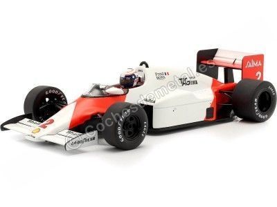 1985 McLaren MP4/2B Nº2 Prost Ganador GP F1 Mónaco y Campeón del Mundo "Marlboro" 1:18 MC Group 18606F Cochesdemetal.es