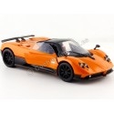 Cochesdemetal.es 2009 Pagani Zonda F Naranja 1:24 Motor Max 73369