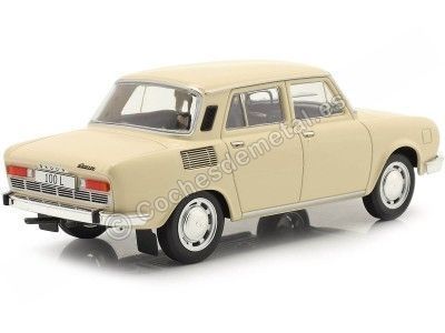 Cochesdemetal.es 1969 Skoda 100 L De Luxe Beige 1:24 WhiteBox 124077 2