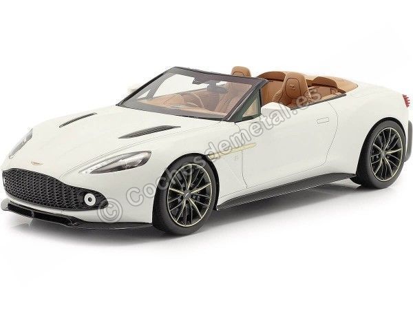 Cochesdemetal.es 2017 Aston Martin Vanquish Zagato Volante échappant à Blanco 1:18 Top Speed ​​TS0214