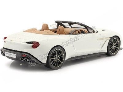 Cochesdemetal.es 2017 Aston Martin Vanquish Zagato Volante échappant à Blanco 1:18 Top Speed ​​TS0214 2