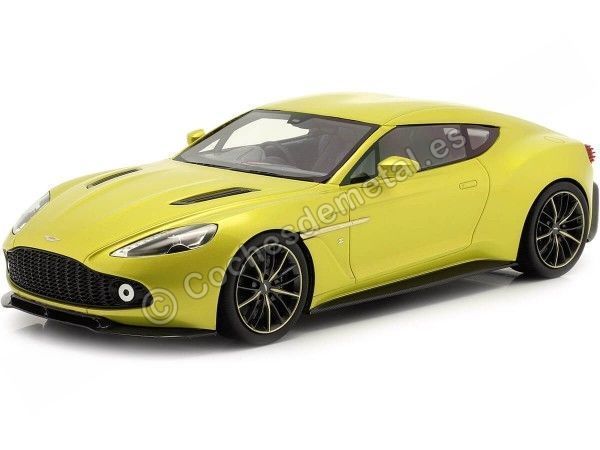 Cochesdemetal.es 2017 Aston Martin Vanquish Zagato Cosmopolitan Amarillo 1:18 Top Speed TS0191