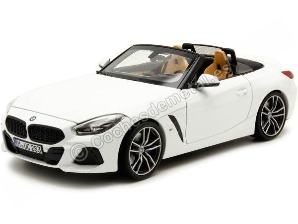 Cochesdemetal.es 2018 BMW Z4 Convertible Blanco 1:18 Norev HQ 183271