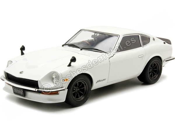 Cochesdemetal.es 1970 Nissan Fairlady Z-L (S30) Blanco Perla 1:18 Kyosho 08220WP