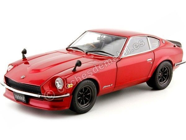 Cochesdemetal.es 1970 Nissan Fairlady Z-L (S30) Rojo Cereza 1:18 Kyosho 08220rm