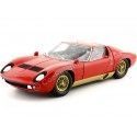 Cochesdemetal.es 1968 Lamborghini Miura P400S Rojo / Dorado 1:18 Kyosho 08316r