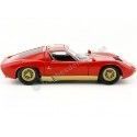 Cochesdemetal.es 1968 Lamborghini Miura P400S Rojo / Dorado 1:18 Kyosho 08316r