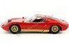 Cochesdemetal.es 1968 Lamborghini Miura P400S Rojo / Dorado 1:18 Kyosho 08316r