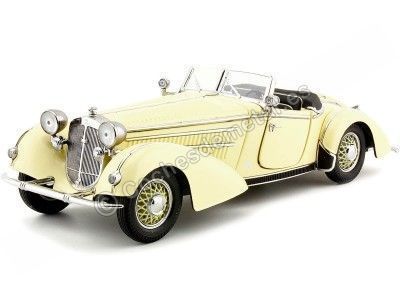 Cochesdemetal.es 1939 Horch 855 Special Roadster Amarillo 1:18 Sun Star 2407