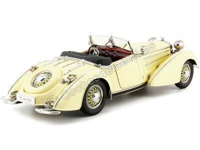 Cochesdemetal.es 1939 Horch 855 Special Roadster Amarillo 1:18 Sun Star 2407 2