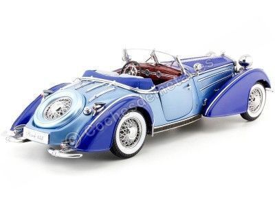 Cochesdemetal.es 1939 Horch 855 Special Roadster Azul Bitono 1:18 Sun Star 2408 2