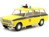 CARSDEMETAL.ES 1970 LADA 2102 (siège 124 Familier) "Police USS" Jaune / Bleu 1:18 Triple-9 1800233