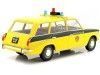 CARSDEMETAL.ES 1970 LADA 2102 (siège 124 Familier) "Police USS" Jaune / Bleu 1:18 Triple-9 1800233