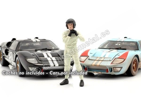 Cochesdemetal.es Figure de Resina "Dia de Carreras Series I, Figure I" 1:18 American Diorama 76283