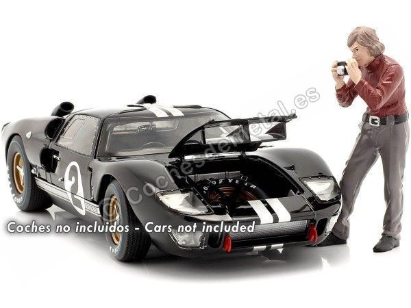 Cochesdemetal.es Figure de Resina "Dia de Carreras Series I, figure II" 1:18 American Diorama 76284