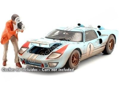 Cochesdemetal.es Figure de Resina "Dia de Carreras Series I, figure III" 1:18 American Diorama 76285