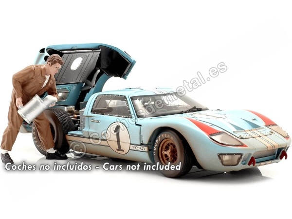 Cochesdemetal.es Figure de Resina "Dia de Carreras Series I, figure VI" 1:18 American Diorama 76288