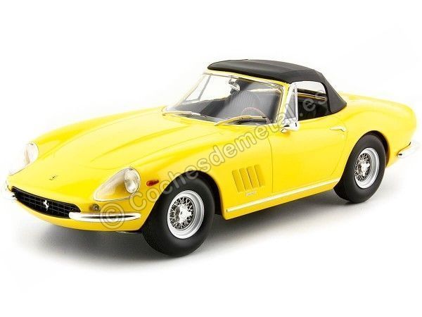 Cochesdemetal.es 1967 Ferrari 275 GTB / 4 Nart Spyder Amarillo 1:18 kk-échelle 180235