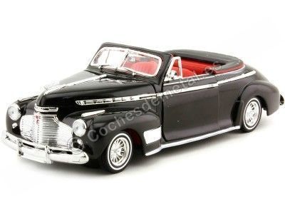 Cochesdemetal.es 1941 Chevrolet Special De Luxe Tuning Negro 1:24 Welly 22411