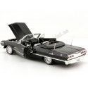 Cochesdememetal.es 1963 Chevrolet Impala Cabring Tuning Negro 1:24 Welly 22434