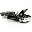 Cochesdememetal.es 1963 Chevrolet Impala Cabring Tuning Negro 1:24 Welly 22434