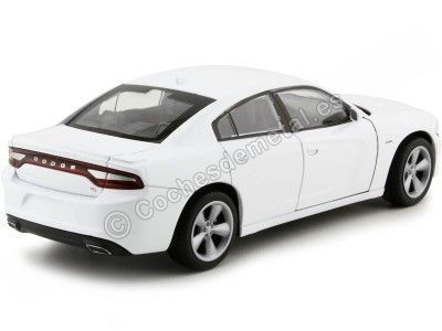 Cochesdemetal.es 2016 Dodge Charger R/T Blanco 1:24 Welly 24079 2