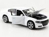 Cochesdemetal.es 2016 Dodge Charger R / T Blanco 1:24 Welly 24079