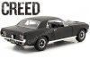 Cochesdemetal.es 1967 Ford Mustang Coupe "Creed. La leyenda de Rocky" Negro Mate 1:18 Greenlight 13611