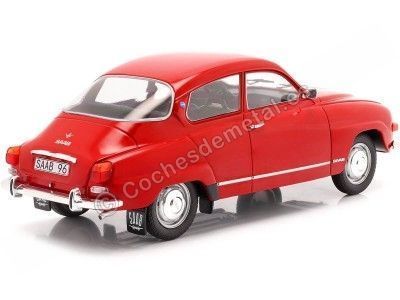 Cochesdemetal.es 1971 Saab 96 V4 Rojo 1:18 MC Group 18282 2