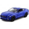 Cochesdemetal.es 2015 Ford Mustang GT Azul Metalizado 1:24 Welly 24062