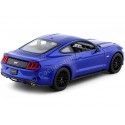 Cochesdemetal.es 2015 Ford Mustang GT Metallic Blue 1:24 Welly 24062