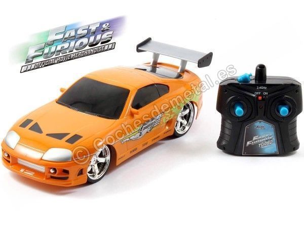 Cochesdemetal.es 1995 Toyota Supra "Fast & Furious" Radio Control 1:16 Jada Toys 97582 253206006