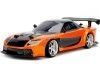 Cochesdemetal.es 2006 Mazda RX-7 "Fast & Furious Tokyo Drift" Radio Control + Neumáticos Drift 1:10 Jada Toys 99700/253209001