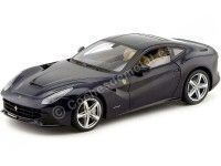 2012 Ferrari F12 Berlinetta Bleu Pozzi 1:18 Hot Wheels Elite X5476