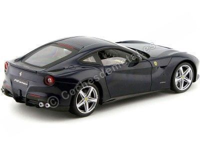 Cochesdemetal.es 2012 Ferrari F12 Berlinetta Bleu Pozzi 1:18 Hot Wheels Elite X5476 2