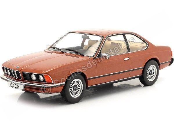 Cochesdemetal.es 1976 BMW Serie 6 (E24) Marrón Metalizado 1:18 MC Group 18165