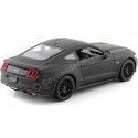 Cochesdemetal.es 2015 Ford Mustang GT Negro Mate 1:24 Welly 24062