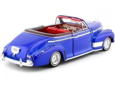 Cochesdemetal.es 1941 Chevrolet Special De Luxe Tuning Azul Eléctrico 1:24 Welly 22411 2