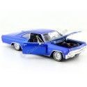Cochesdemetal.es 1965 Chevrolet Impala SS 396 Métallisé Blue Tuning 1:24 Welly 22417