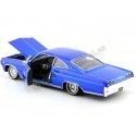 Cochesdemetal.es 1965 Chevrolet Impala SS 396 Métallisé Blue Tuning 1:24 Welly 22417