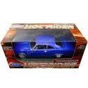 Cochesdemetal.es 1965 Chevrolet Impala SS 396 Métallisé Blue Tuning 1:24 Welly 22417