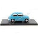 CARSDEMETAL.ES 1960 FIAT 600D (siège 600d) Blue "CARS INPEPTABLE" 1:24 Éditorial Salvat ES21